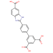 1-(6-carboxylbenzimidazol-2-yl)-4-(3,5-dicarboxylphenyl)benzene