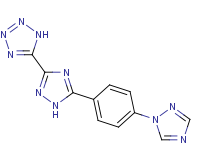 3-(tetrazol-5-yl)-5-(4-(triazol-1-yl)phenyl)-1,2,4-triazole