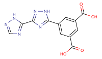 3-(triazol-5-yl)-5-(3,5-dicarboxylphenyl)triazole