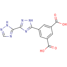 3-(triazol-5-yl)-5-(3,5-dicarboxylphenyl)triazole